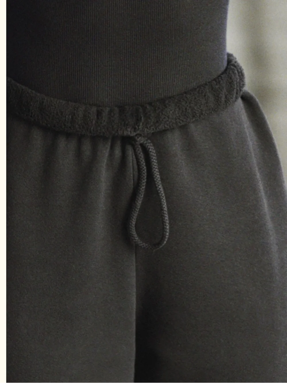 ♡ Joah Brown NWT Oversized Jogger Black French Terry